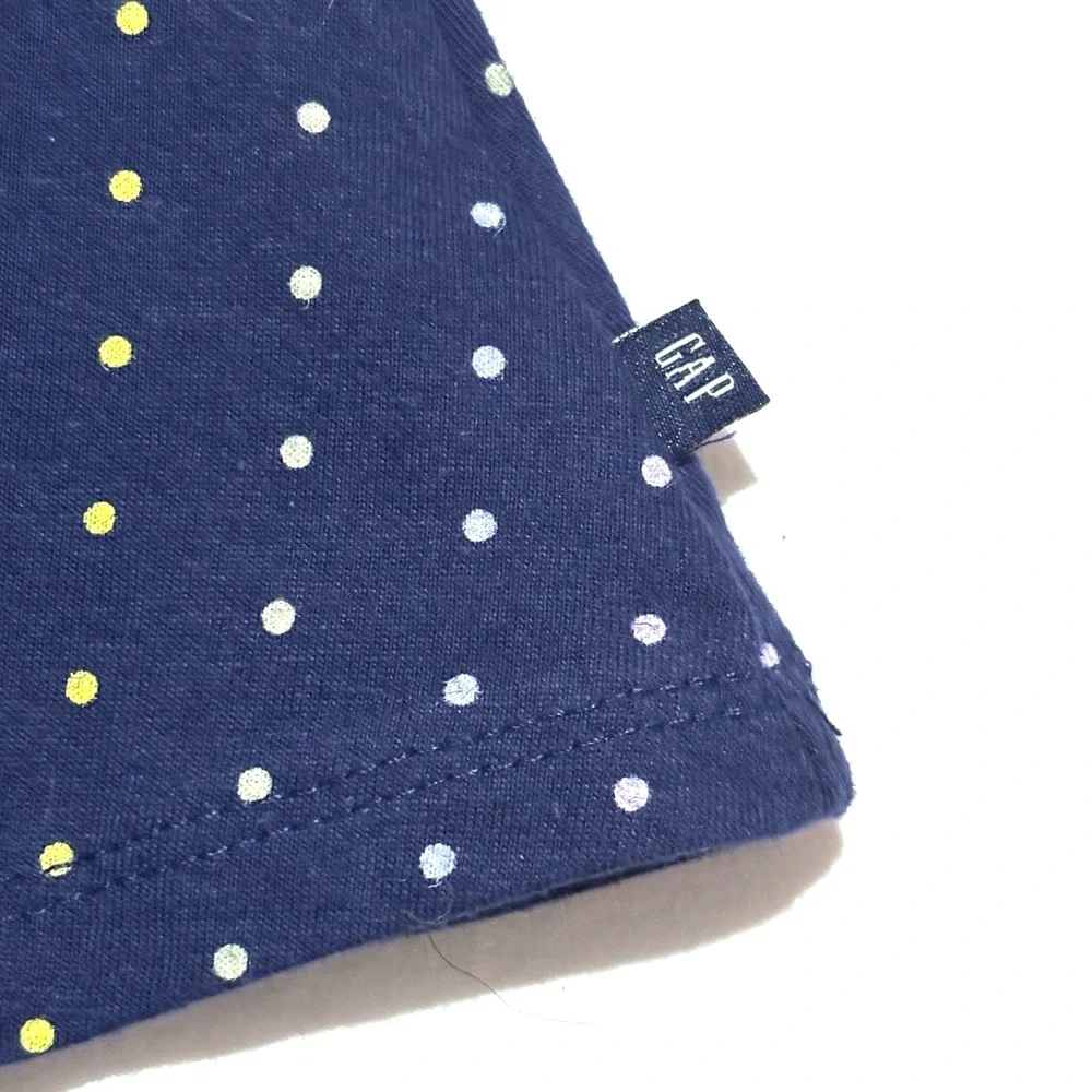 Gap Kids Girls Navy Polka‎ Dot Short Sleeve Fit Flare Dress Size 3T